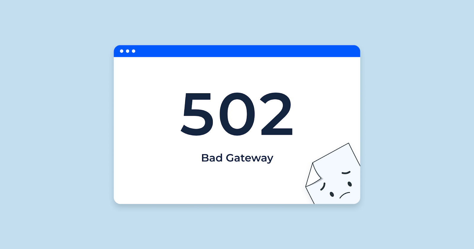 HTTP Error 502 – Bad Gateway