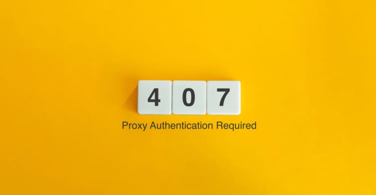 HTTP Error 407 Proxy authentication required